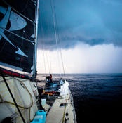 Yacht in Malta open water