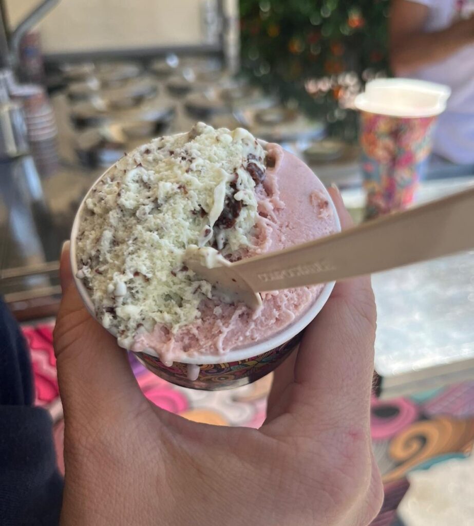 Ice cream close-up