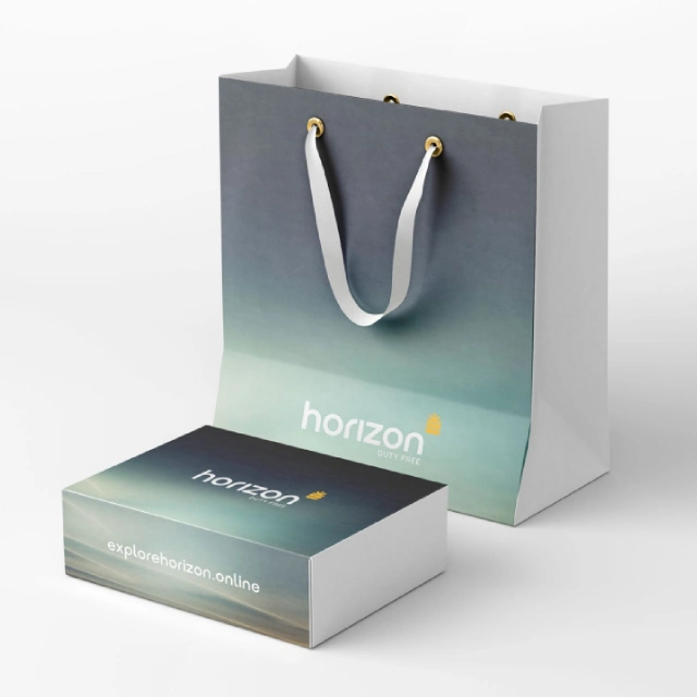 horizon travel retail branding